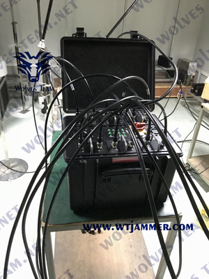 Sistema di ventola di raffreddamento telecomandato protetto contro le esplosioni di VHF GPS Lojack di frequenza ultraelevata dell'emittente di disturbo 20-1000MHz GSM 3G 4G 5G WiFi5.8g della bomba di IED