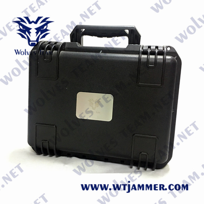 Emittente di disturbo portatile del segnale 2g/3G/4G/5G della valigia di Lojack GPS WiFi dell'emittente di disturbo del segnale della bomba del telefono cellulare