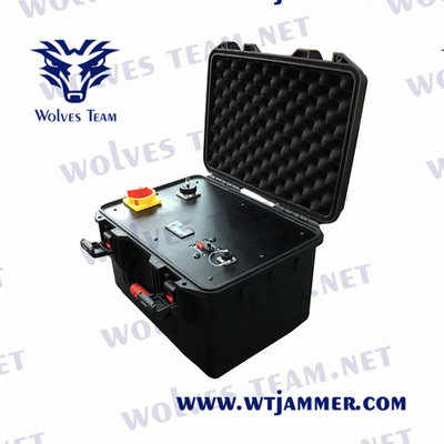 Batteria extra dello zaino di WIFI GPS di alto potere di VHF del telefono cellulare 5G dell'emittente di disturbo portatile del segnale