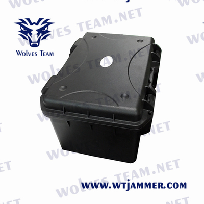Batteria extra dello zaino di WIFI GPS di alto potere di VHF del telefono cellulare 5G dell'emittente di disturbo portatile del segnale