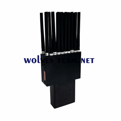Emittente di disturbo senza fili tenuta in mano portatile GSM CDMA 3G 4G 5G WiFi del segnale di 22 antenne