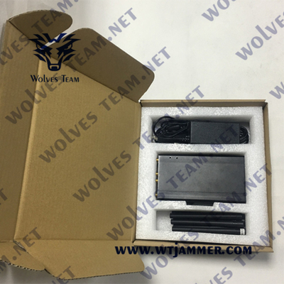 tipo tenuto in mano dell'antenna del portatile 8 dell'emittente di disturbo del segnale del telefono cellulare di 3G 4G LTE 4G WIMAX 5G
