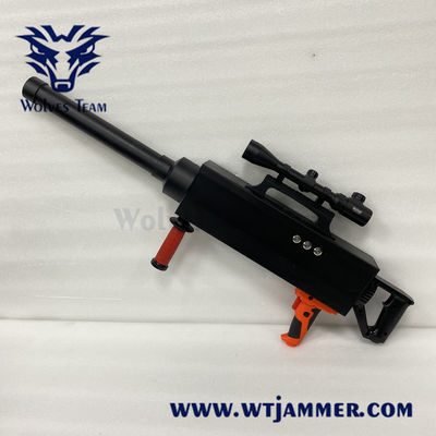 comprare 2000 Meter Anti Uav Drone Jammer WIFI2.4 / 5.8G Forma di pistola portatile online manufacture