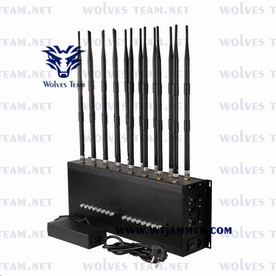 comprare Disturbatore di segnale per cellulari regolabile ad alta potenza 42W WIFI VHF UHF GPS 3G 4G 5G online manufacture