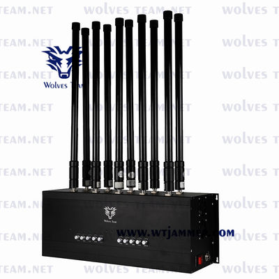 comprare 3G 4G 5G Jammer per cellulari 800-2600MHz Alloggiamento in metallo Omni Antenne Guadagno 7-9dBi online manufacture
