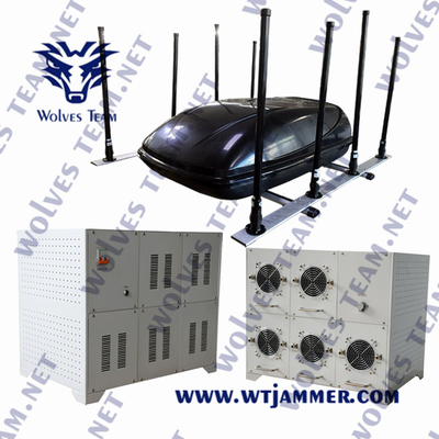 Emittente di disturbo di Siganl del fuco del veicolo di prezzo franco fabbrica 2000 emittenti di disturbo dell'emittente di disturbo di WIFI GPS del fuco di alto potere del tester