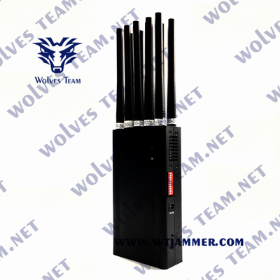 Emittente di disturbo tenuta in mano fino a 20M For Cell Phone del segnale di GSM di 10 bande