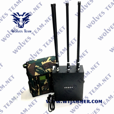 Gamma di Bnads fino a 200m dell'emittente di disturbo 10 di segnale WiFi di alto potere 120W