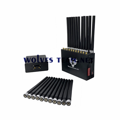 Stampo tenuto in mano rf 315MHz 433MHz 868MHz dell'emittente di disturbo di GPS di 22 bande