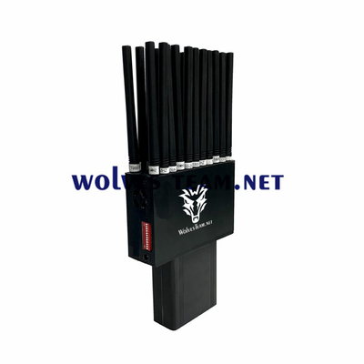 Stampo tenuto in mano rf 315MHz 433MHz 868MHz dell'emittente di disturbo di GPS di 22 bande