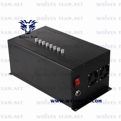 8 bande di segnale telefonico jammer 175w wireless RF Wifi2.4g Wifi 5.8g Cdma 3g 4g