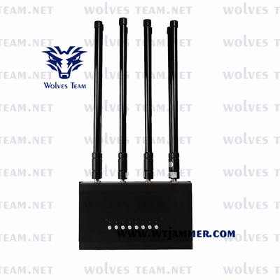 8 bande di segnale telefonico jammer 175w wireless RF Wifi2.4g Wifi 5.8g Cdma 3g 4g