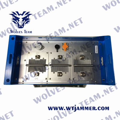 Segnale militare GPS jammer impermeabile all'aria aperta 2000m WIFI 5.8G UAV drone