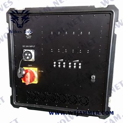 Al dettaglio 20-6000 MHz Multi Band High Power Bomb Signal Jammer