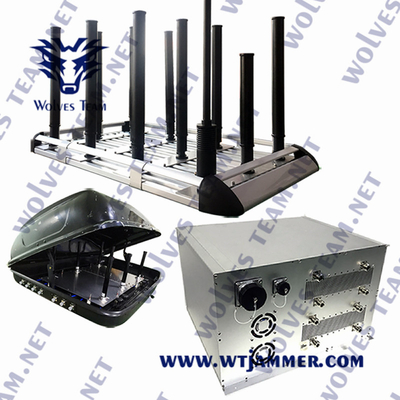 IP65 impermeabile Veicolo Dds programmabile 20-6000mhz sistema di protezione VIP interferitore di segnale wireless