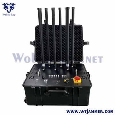 Tipo portatile 8 bande GPS WiFi GSM 3G 4G 5G segnale del telefono cellulare jammer prezzo di fabbrica