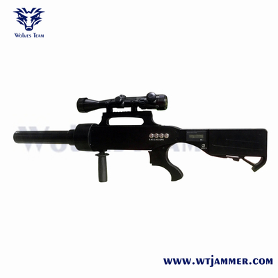 VIP Protezione Drone Jammer con batteria ricaricabile e 800-1200m Jamming Range