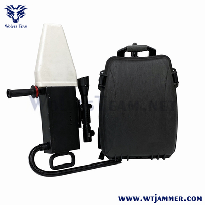 Fino a 4000m di gamma di jamming High Power Drone Jammer per Manpack VIP Protezione Difesa