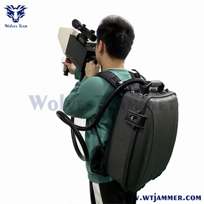 Fino a 4000m di gamma di jamming High Power Drone Jammer per Manpack VIP Protezione Difesa