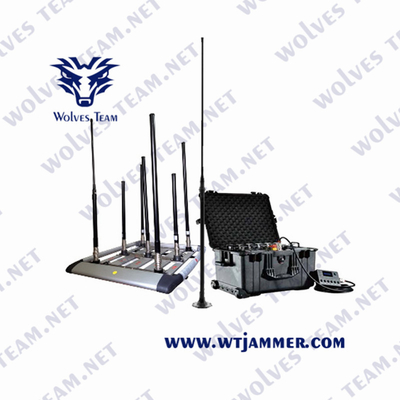 Sistema di interferenza con segnali di cellulari, veicoli, bombe, DDS Multi Band Jamming WiFi5.8g 3G 4G 5g