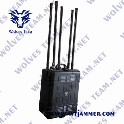 comprare Controllo software Bomb IED Militare Segnale wireless Jammer Shockproof Impermeabile all'aria aperta 1000 metri online manufacture