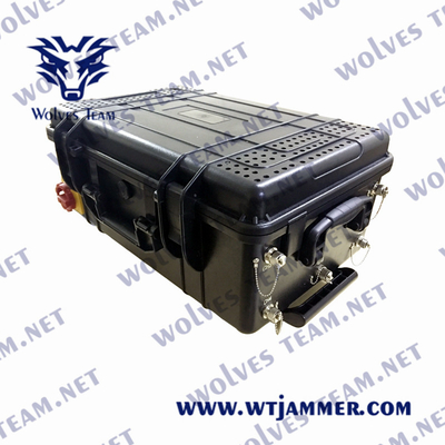 Armata Militare 10 bande Drone Jammer Anti Uav Jammer fino a 5000 metri