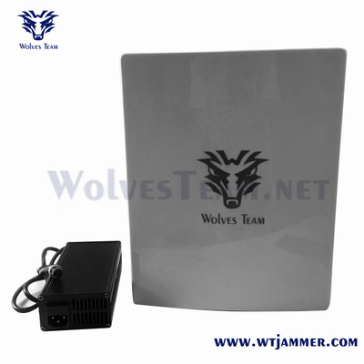 4 bande Protezione portatile VIP Sicurezza 1200m GPS Wi-Fi Drone Signal Jammer