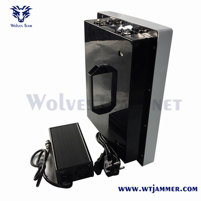 4 bande Protezione portatile VIP Sicurezza 1200m GPS Wi-Fi Drone Signal Jammer
