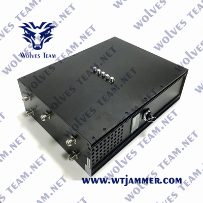 6 canali 160W GPS Wi-Fi 5.8g Backpack Jammer fino a 2000m Drone Signal Jammer