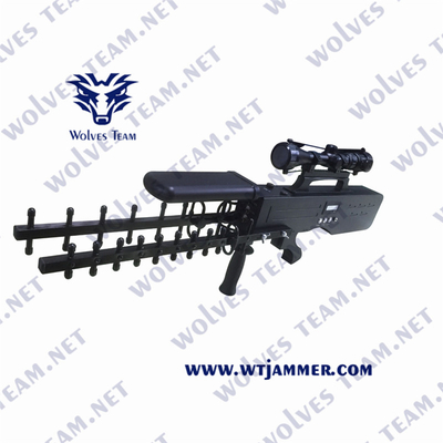 Militare anti UAV Drone Jammer WIFI GPS RF Controllo Segnale Blocker Portatile fino a 4500 metri