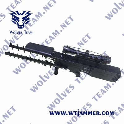 Militare anti UAV Drone Jammer WIFI GPS RF Controllo Segnale Blocker Portatile fino a 4500 metri
