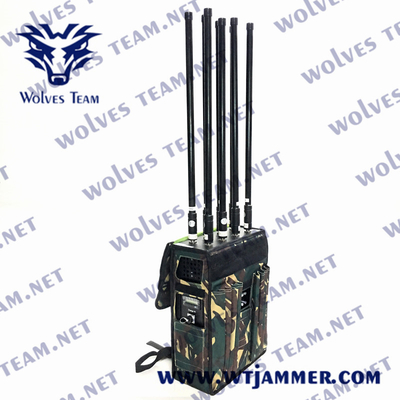 Anti UAV Remote control Impermeabile Militare Drone Militare Jammer fino a 10 km