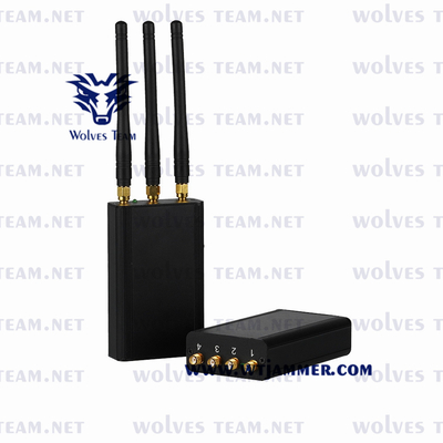 Portable Handheld RF 315/433/915MHz Signal Jammer Remote Control Car Jammer 100 metri