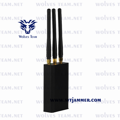 Portable Handheld RF 315/433/915MHz Signal Jammer Remote Control Car Jammer 100 metri