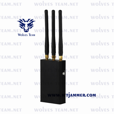 Portable Handheld RF 315/433/915MHz Signal Jammer Remote Control Car Jammer 100 metri