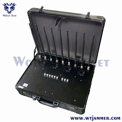 40W 8 banda portatile borse wifi2.4g wifi5.8g 2g 3g 4g cella pone jammer -wt808ta5-8