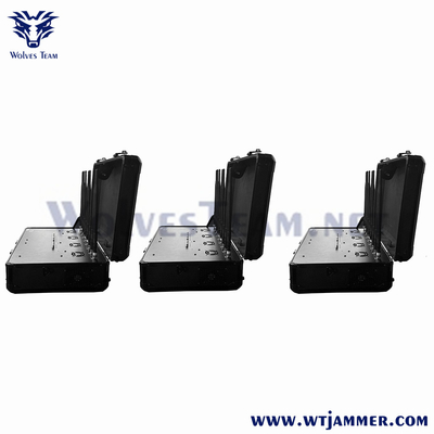 8 borse portatili a banda wifi2.4g wifi5.8g 2g 3g 4g cell pone jammer