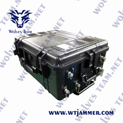 100 Watt Portatile 4 bande Drone Signal Jammer IP65 impermeabile GPSL1 WIFI2.4G WIFI5.8G Signal Jammer