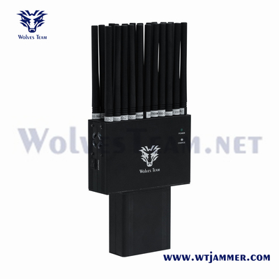 Al dettaglio 22 bande 2G 3G 4G 5G Jammer GPS portatile GPS Lojack WiFi GPS RF 315/433/868MHz Jammer