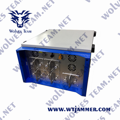 Bloccatore 9 Bande GSM PCS 3G 4G 5G WIFI GPS con Ventola di Raffreddamento Integrata per Jammer Carcerario Impermeabile