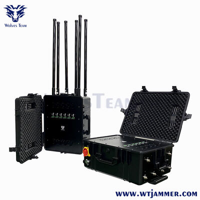 comprare 7 bande High Power Phone Signal Jammer con design portatile leggero e raggio di interferenza 300-1000m online manufacture