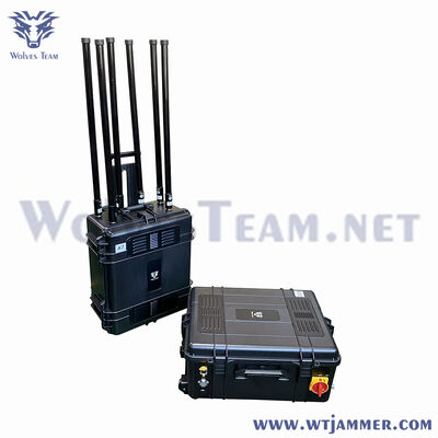 comprare Disturbatore di segnale IED portatile e potente RF315/433/868/915MHz 20-700MHz con telecomando fabbricazione online