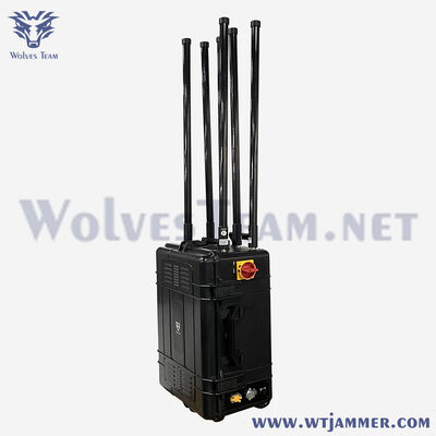 comprare DDS militare all'aperto programmabile tecnico 20-7500MHz segnale jammer 1000 metri fabbricazione online