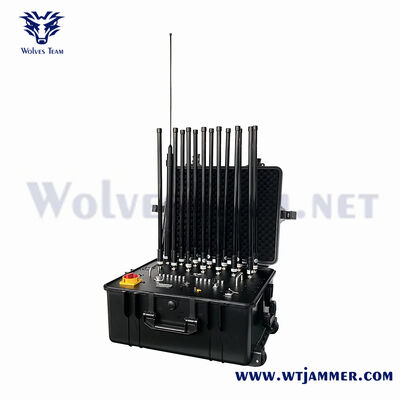 comprare Dispositivo portatile di interferenza con i droni Tecnologia di controllo remoto wireless che fornisce sicurezza dello spazio aereo contro i droni non autorizzati online manufacture