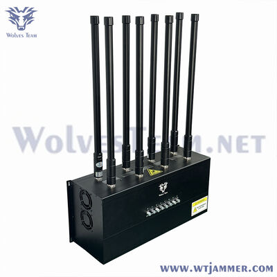 comprare Disturbatore di segnale wireless da scrivania ad alta potenza da 20W a 8 canali / Bloccac segnali di sicurezza fabbricazione online