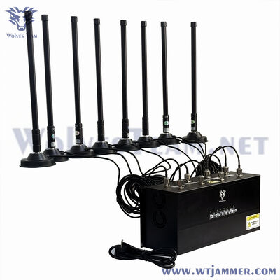 comprare Dispositivo di blocco del segnale desktop a 8 canali Jammer wireless ad alta potenza per la sicurezza fabbricazione online