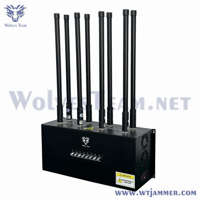 comprare Disturbatore di segnale wireless desktop a 8 canali ad alta potenza per la sicurezza fabbricazione online
