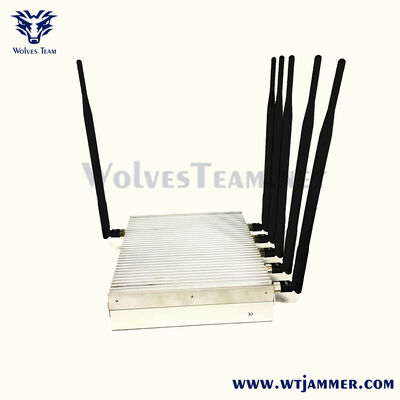comprare 6 antenne High-Power Desktop Signal Jammer con full-band 2G/3G/4G/5G WiFi GPS Blocker fabbricazione online