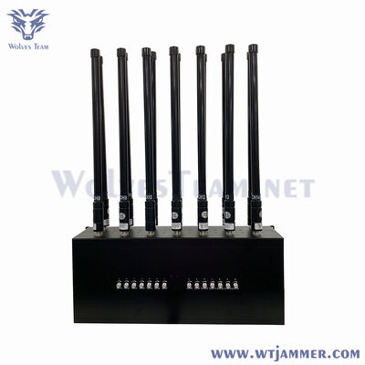 comprare 100W 14 Band Desktop Signal Jammer Blocchi 5g WiFi GPS 4G 3G 2G fabbricazione online