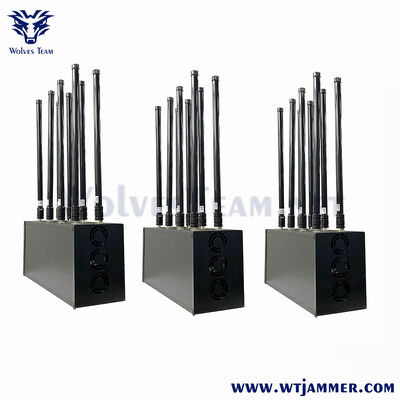 comprare 16 Port Desk RF Jammer distrugge 2g 3g 4g 5g CDMA Dcs Phs Wifi fabbricazione online